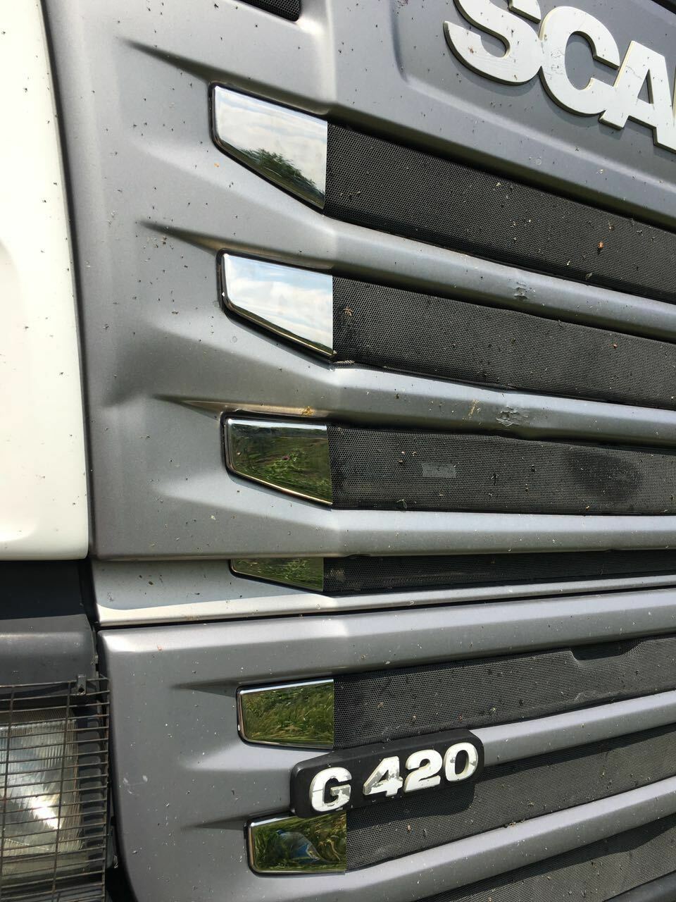 12-teilig Prensado De Parrilla de Acero Inoxidable Esquina Apto para Scania G420