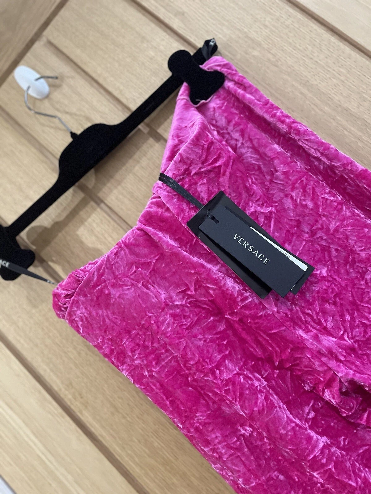 Pantaloni casual VERSACE taglia 8 (40) nuovissimi originali prezzo di ricambio £920 #j#