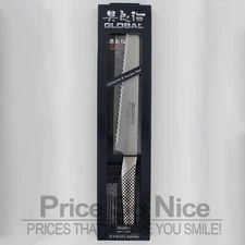 Global G-9 8-1/2 inch, 22cm Bread Knife, 8.5", Stainless Steel MSRP $145 - New