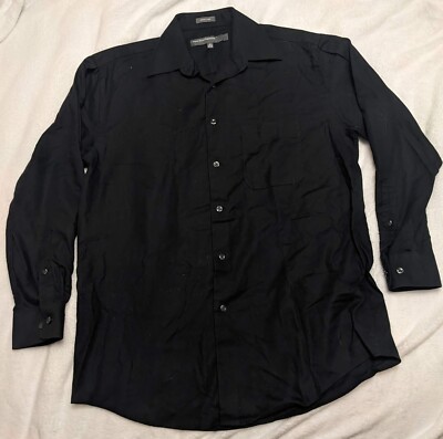 Perry Ellis Portfolio Shirt Men's M 15.5 32/33 Black Dress Shirt Wrinkle- Free | eBay Perry Ellis Portfolio Shirt Men's M 15.5 32/33 Black Dress Shirt Wrinkle- Free | eBay