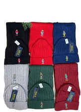 Polo Beanie  Scarf Sets BUNDLE