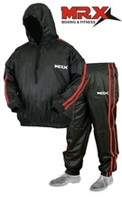 Sauna Suit Heavy Duty Sweat Track Weight loss Slimming Boxing Gym Tracksuit