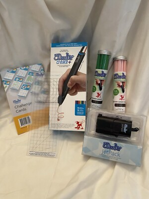 3DOODLER CREATE+ 3D PRINTING ESSENTIAL PEN SET PLUS ACCESSORIES-Onyx Black
