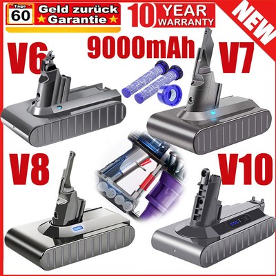 9000mAh Akku Für Dyson V8 V7 V6 V10 Akku Animal Absolute Staubsauger SONY CELL