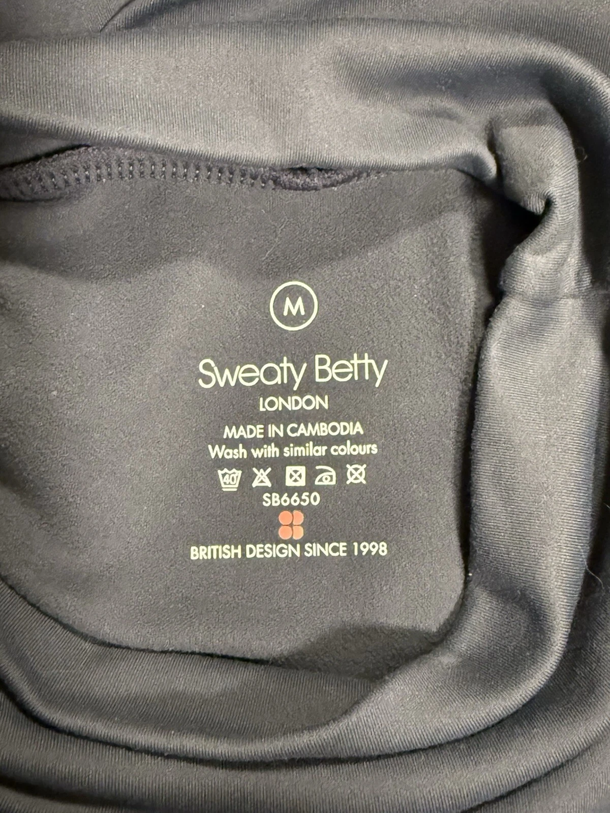 sweaty-betty eco thermal mock neck pullover sweatshirt