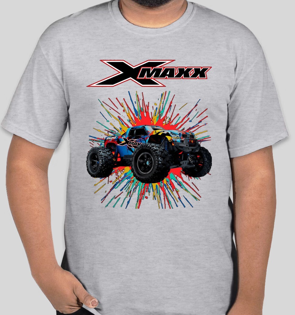 T Shirt X-MAXX S M L XL 2XL 3XL 4XL 5XL RC XMAXX 8S MONSTER TRUCK