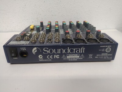 Soundcraft Notepad 124 Analog Mixer - 8 Channel Analog Mixer | eBay