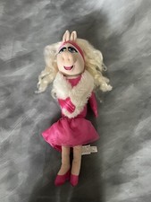 Disney Store Miss Piggy Plush Pink Dress Muppets
