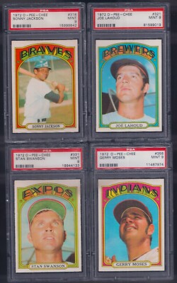 PSA 9 1972 OPC O-pee-chee by Topps #440 Billy Williams Chicago