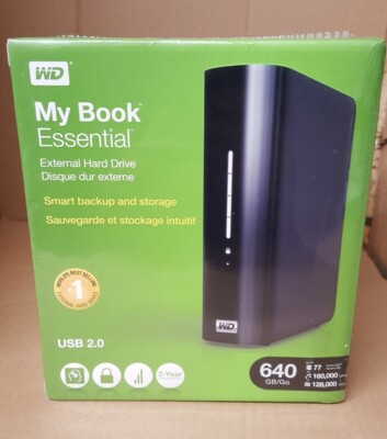 NEW WD Western Digital My Book Essential 640GB USB 2.0 External
