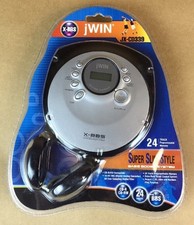 NEW JWIN PERSONAL SLIM CD PLAYER EXTRA BASS BOOST SYSTEM