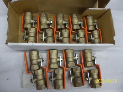 18 - NEW KITZ Valves 600 WOG 1/2'' Ball Valve  Threaded Brass Half Inch