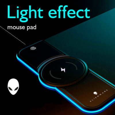 Alienware 15W Qi Wireless Charging RGB Gaming Computer Keyboard Pad ...