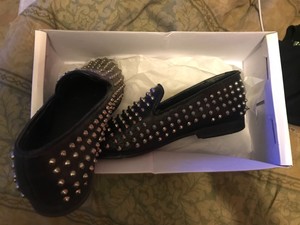 steve madden spiked loafers