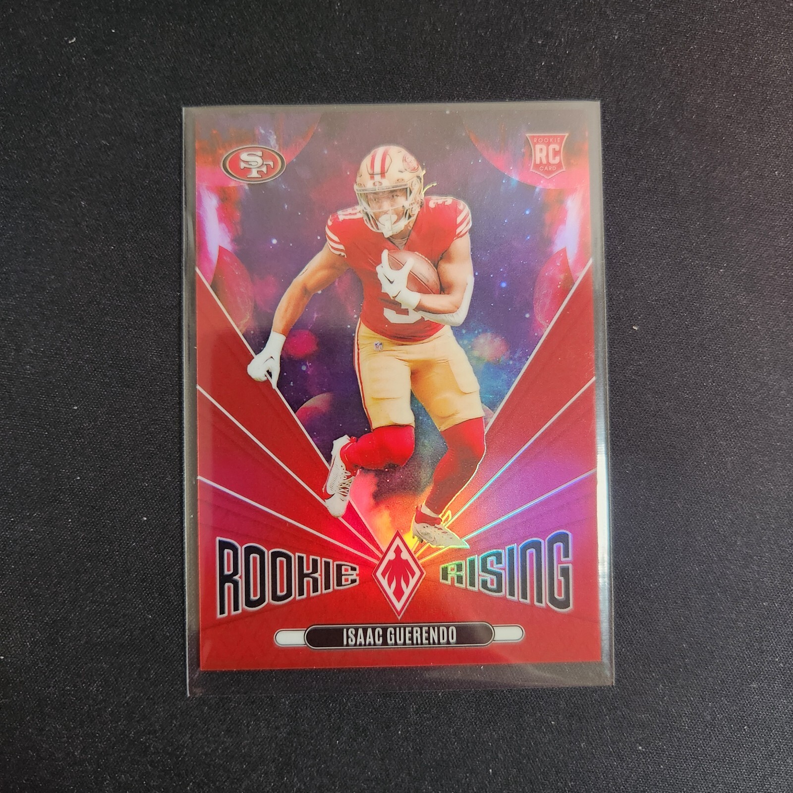 Isaac Guerendo 2024 Phoenix Rookie Rising Red /99 49ers RC L43