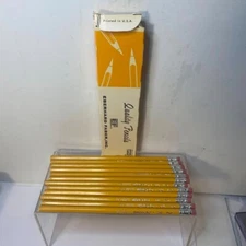 Vtg Eberhard Faber Pencils Marigold 240 No #2  DOZEN BOX - NEW