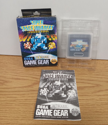 CIB - Super Space Invaders (Sega Game Gear, 1991) - Authentic, Tested, Free Ship