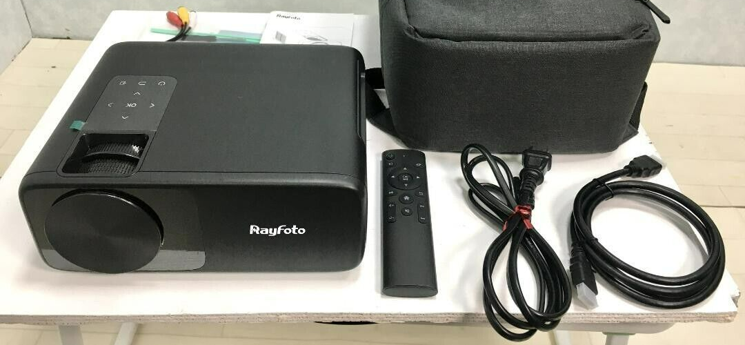 Rayfoto Multimedia Projector RD-881本体 Rayfoto Wifi Projector RD-881 10000LM Bluetooth5.1 4K - used