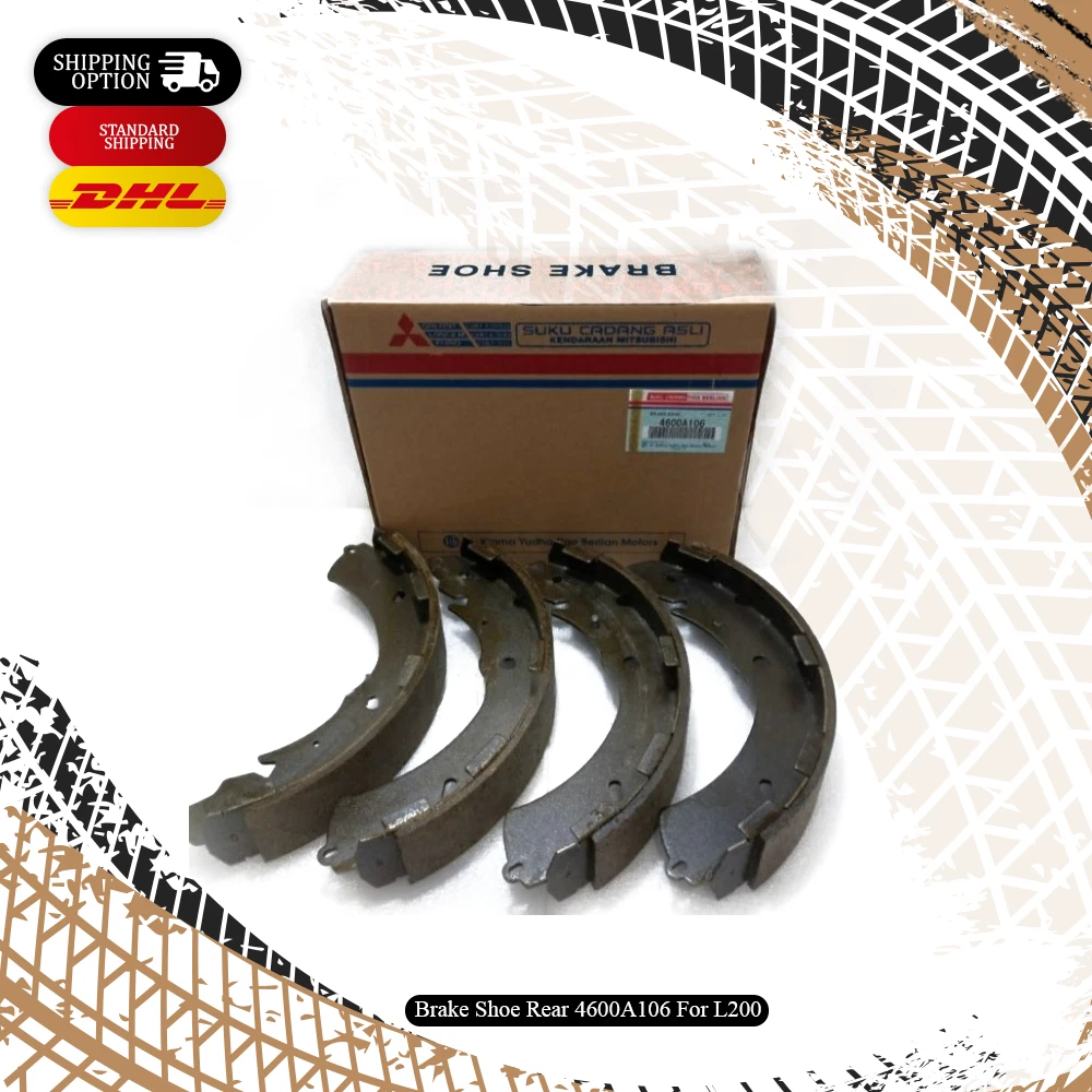 Tora Rear Brake Shoes For Mitsubishi Triton MK 4x4 & L200 Pickup (1996-2006) – 1 Year Warranty