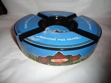 Don Lino  Blue Ceramic Cigar  Ashtray 10" Diameter NIB