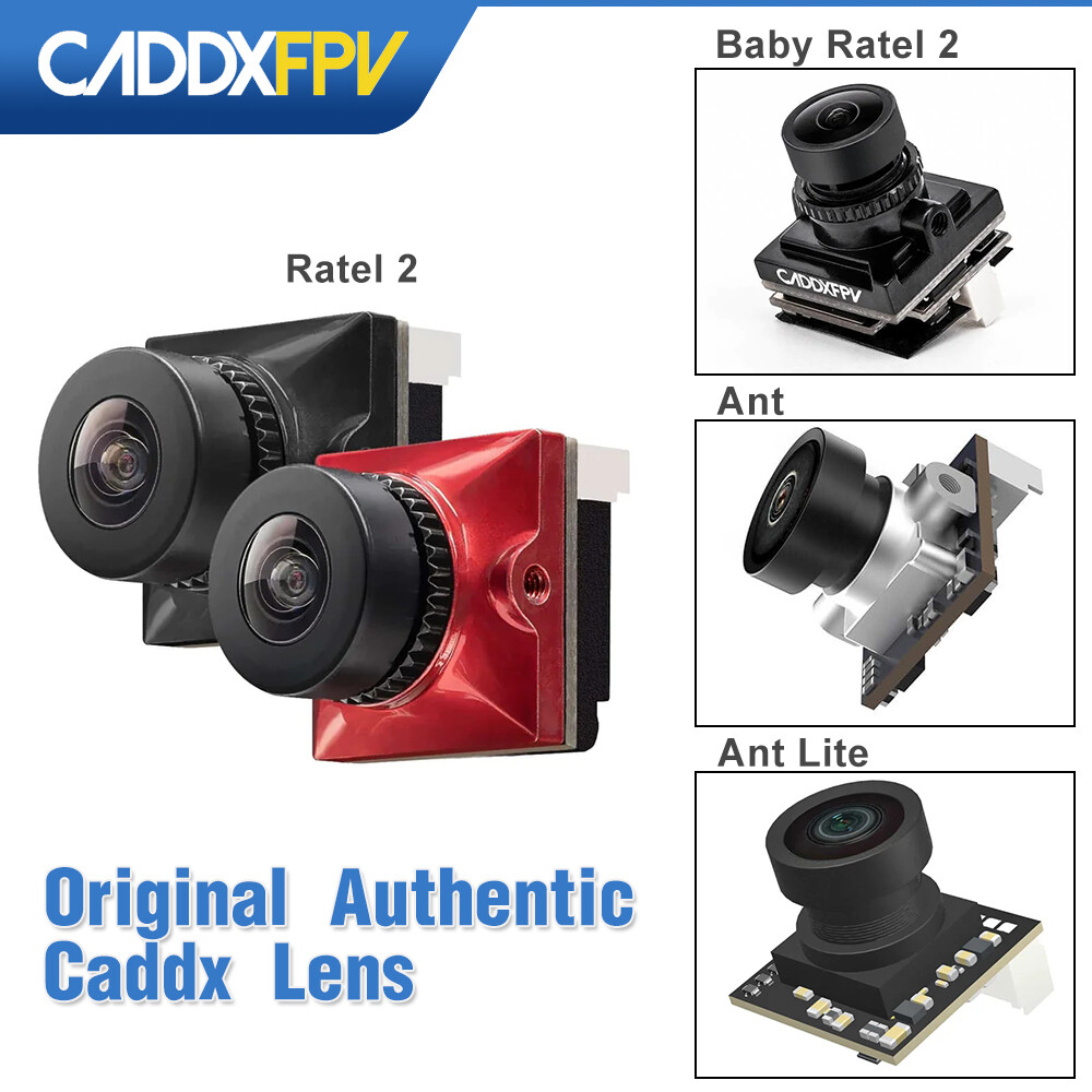 Dji Action Caddx Ratel V2 Fpv Camera 1200tvl Lens 4:3/16