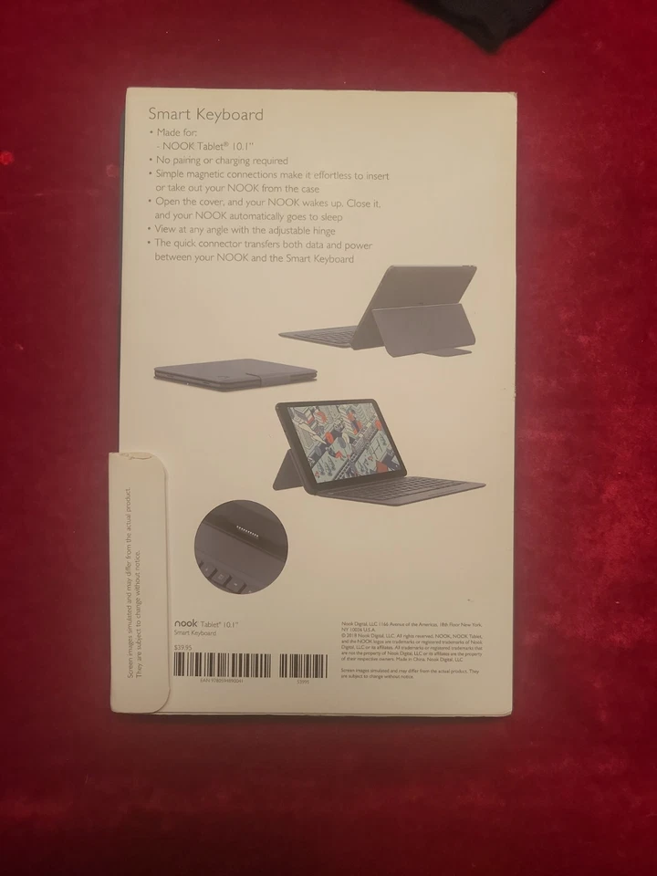 Nook Smart Keyboard for 10.1" Tablet - Image 2 of 2