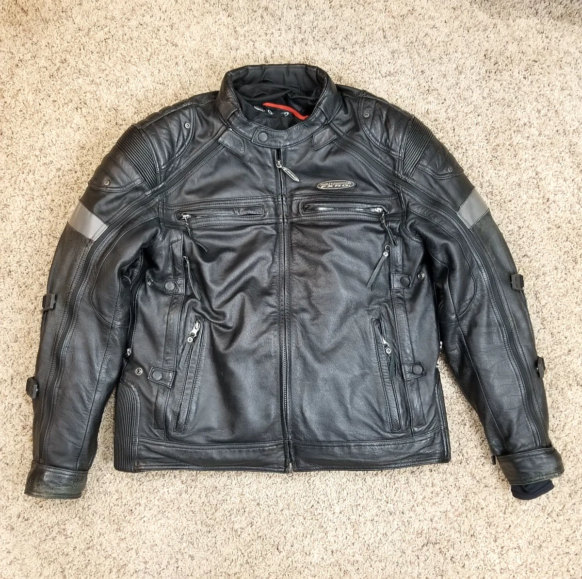 Harley leather deals riding jackets