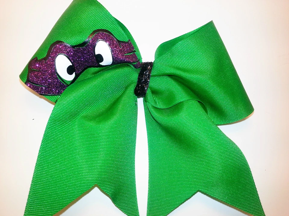 Lote de los 4 lazos para el pelo de tortugas ninja adolescentes mutantes  Foto 4 de 4