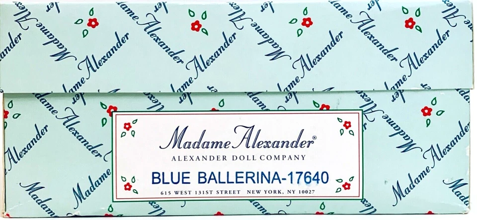 Madame Alexander 17640 Bailarina Azul Muñeca 8" En Hermoso Conjunto de Ballet En Caja Foto 4 de 4