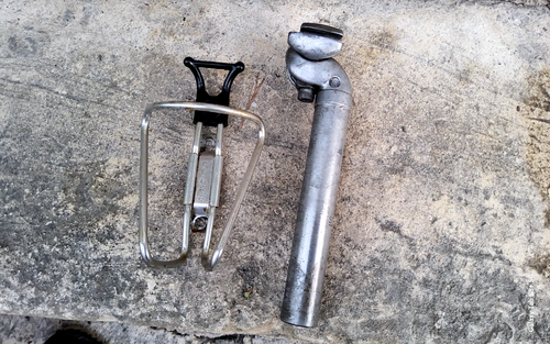 TIGE DE SELLE ancien velo course ø 25,2 Old Bike seatpost Altes Fahrrad 1950 (3) EUR 7,99 - FR
