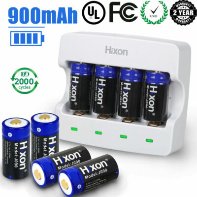 Arlo Camera RCR123A Rechargeable Batteries 900mAh RCR123A Smart  Charger