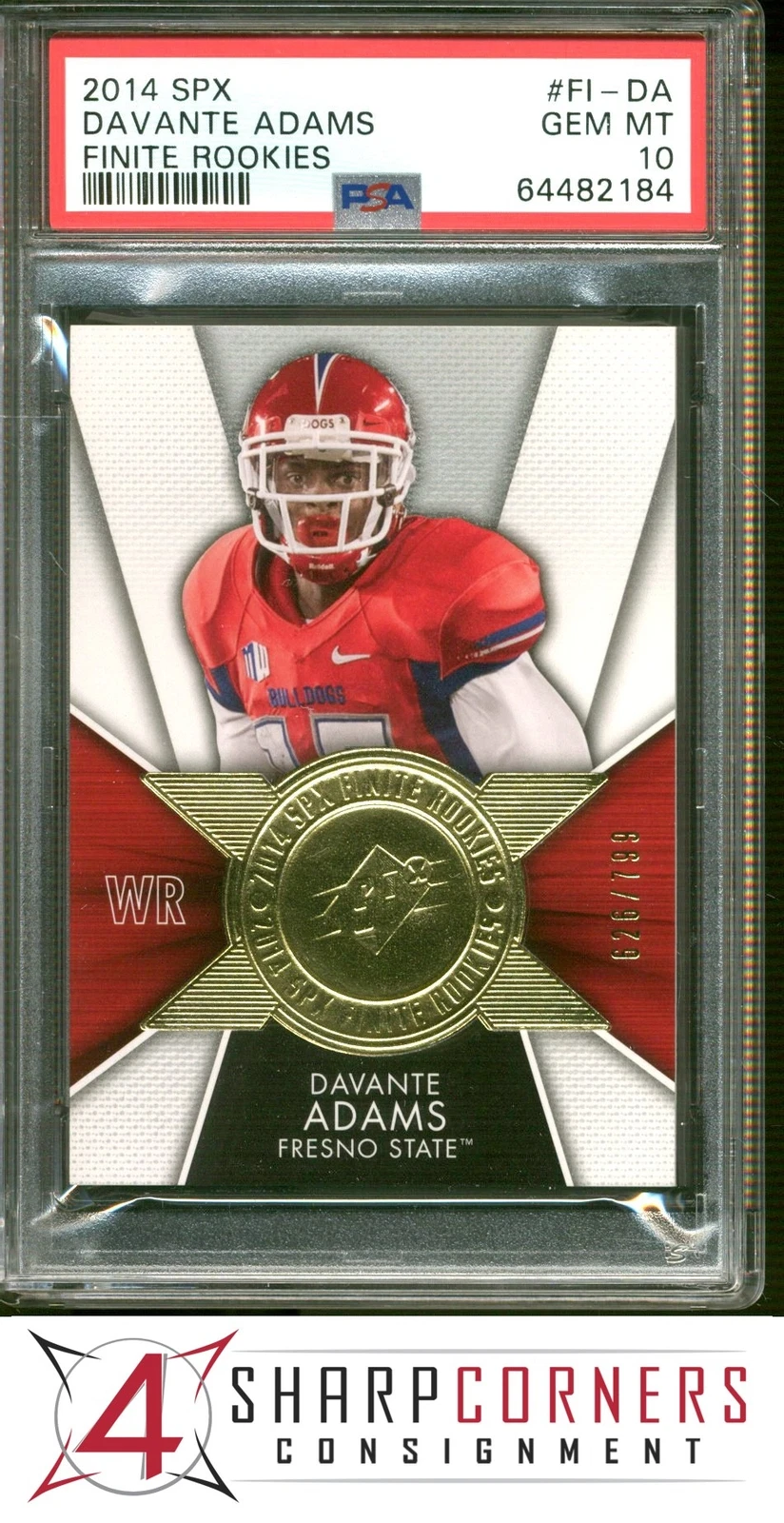 Davante Adams SPx Finite Rookies #FIDA Base