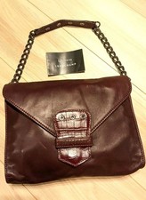 Schultertasche LONGCHAMP Kate Moss Collaboration weinrot