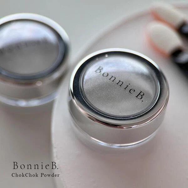 Bonnie B ChokChok Chrome Nail Powder Glass Glow Dewy Shine K-Beauty - Photo 2/4