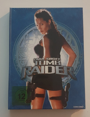 Lara Croft - Tomb Raider Mediabook Limited 1000 Blu Ray / DVD Angelina Jolie NEU