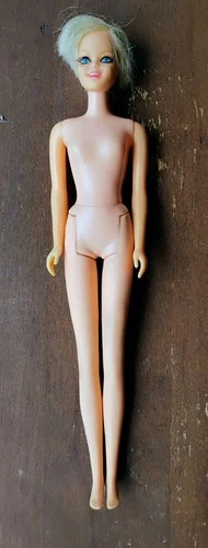 New ListingBarbie Doll 1960's Mod Era Twist & Turn Casey Bendable Legs Blonde Blue Eye Vtg
