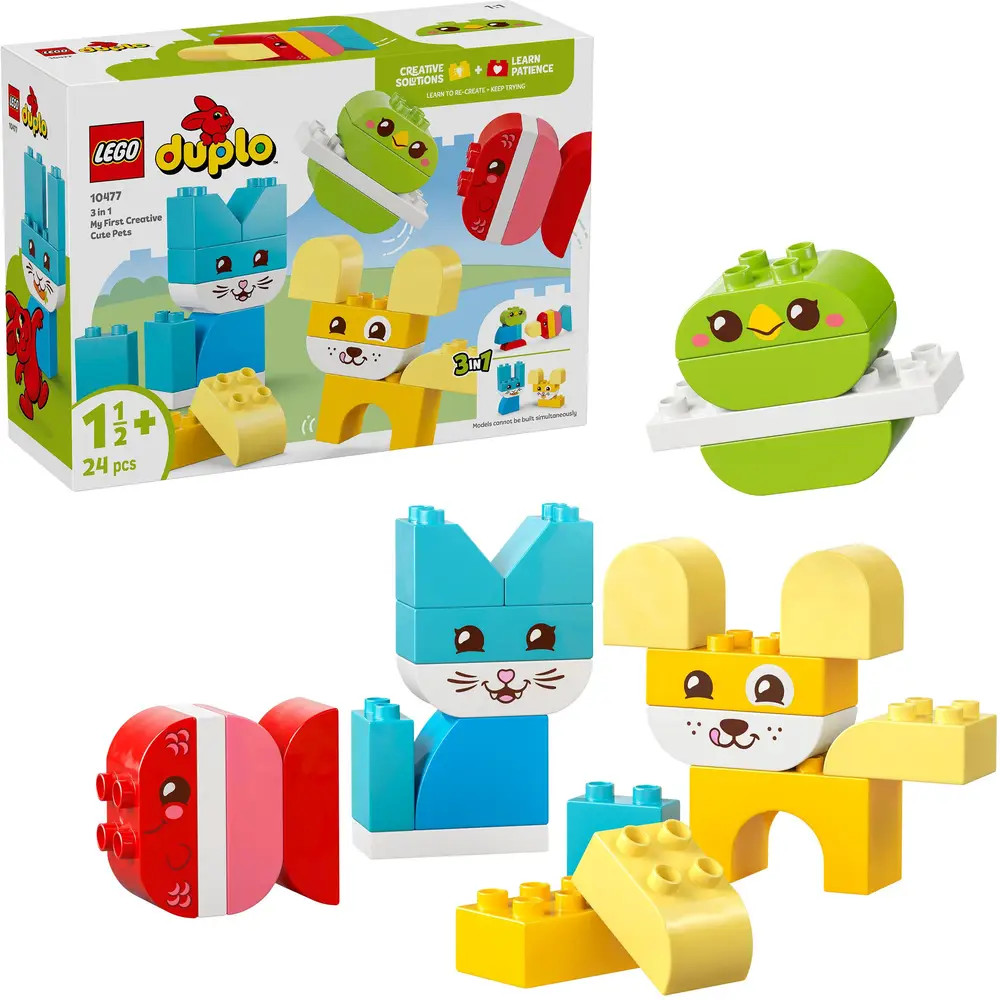 LEGO DUPLO 10477 Bauset 3-in-1, 24 Teile, 1½+, Kreative niedliche Haustiere - Bild 7