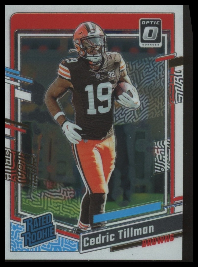 2023 Panini Donruss Optic Rookie Cedric Tillman #224 Cleveland Browns Football
