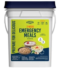 2 Week Emergency Food Supply Kit,Dehydrated Meal Survival Food Bucket for 1 Pers