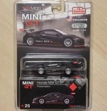 NIP Mini GT: Honda NSX GT3 Presentation (Limited to 3600) Black/Red Acura 