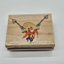 VTG Looney Tunes Rubber Stamp Rubber Stampede 031-E YOSEMITE SAM Rootin Tootin