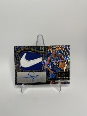 Adem Bona 1/1 Auto Nike Patch Panini Prizm Select 2024-25 76ers