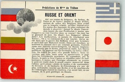10677771 - Predictions de Mme de Thebes Russie et Orient Globus Tuerkische