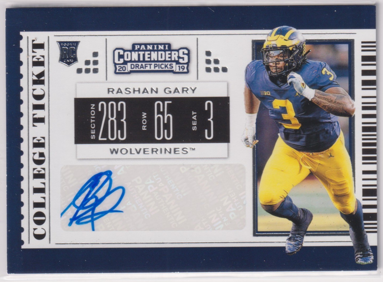 Rashan Gary #226 Football Cards 2019 Panini Contenders Draft Picks trading card — raw and PSA graded price guide