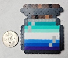 Gay 7 Stripe LGBT Potion Perler Pixel Art
