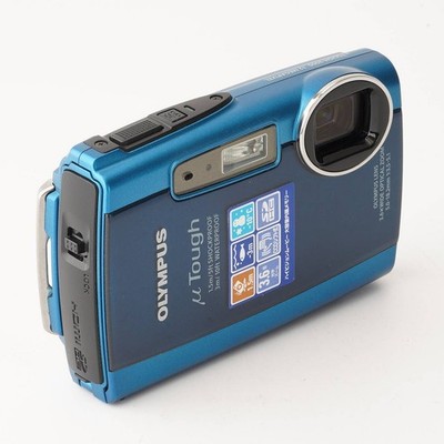 Olympus mju Tough 3000 Waterproof Camera Blue 3 6x Optical Zoom