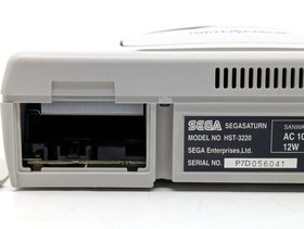 Sega Saturn White Console HST-3220 NTSC-J Japan Tested w/ Controller & Cables