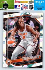 2025 Panini Prizm WNBA #3 Tina Charles Ice Prizms