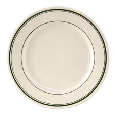 Tuxton TGB-005 Green Bay 5-1/2" Round Eggshell Plate - 36 / CS