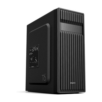 Zalman T6 ATX Mid Tower Computer PC Case, Built in Cooling, Black